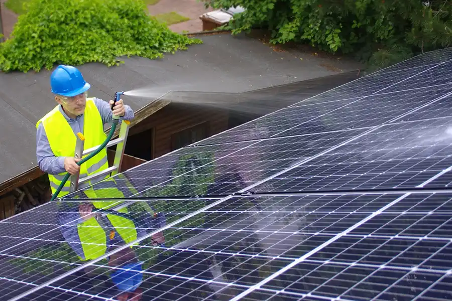 Efficient Solar Panel Cleaning in Downey, CA